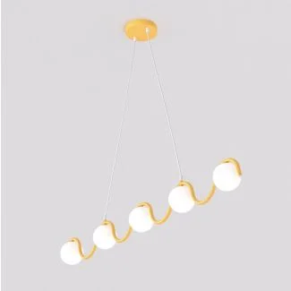 EMIBIG 1665/5 SINUS 5 ORANGE LAMPA WISZĄCA