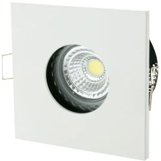 SPECTRUMLED SLIP001007 Oczko sufitowe FIALE IV GU10 OCZKO GU10 250V IP65 83x83x51mm BIAŁY kwadrat.