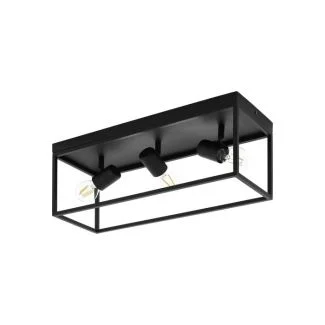 EGLO 98333 LAMPA SILENTINA OPRAWA SUFITOWA DL/3 E27 SCHWARZ SILENTINA