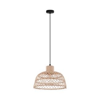 EGLO 43285 LAMPA AUSNBY OPRAWA WISZĄCA HL/1 E27 Ø370 NATUR/SCHWARZ AUSNBY