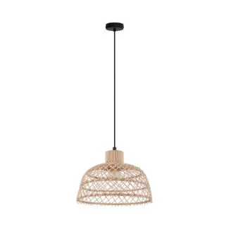 EGLO 43285 LAMPA AUSNBY OPRAWA WISZĄCA HL/1 E27 Ø370 NATUR/SCHWARZ AUSNBY