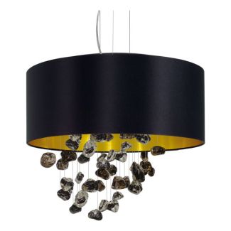 EGLO 39845 LAMPA ESCUELA OPRAWA WISZĄCA HL/3 E27 SCHWARZ M.GLASSTEINEN ESCUELA