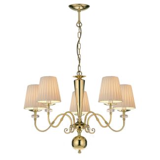 ANTIGO Lampa wisząca Lilosa 5 - Mosiądz polerowany (750 mm) 8679