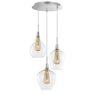 Luces Exclusivas ZARZA LE41842 LAMPA WISZĄCA złoty
