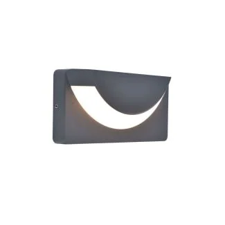 LUTEC LUPS 6402801118 LAMPA ZEWNĘTRZNA ŚCIENNA szary i odcienie szarości