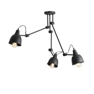 ALDEX 842PL-E PLAFON AIDA 3 CZARNA