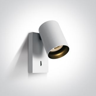 ONE LIGHT 65105NA/W Elatos K biała dekoracyjna ścienna lampa spot MR16 GU10 10W