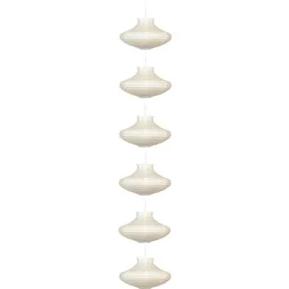 CANDELLUX 3494061-00 GRIFF - ZWIS /6 PAPIEROWY ŚR.25 BIAŁY E-14 6X40W