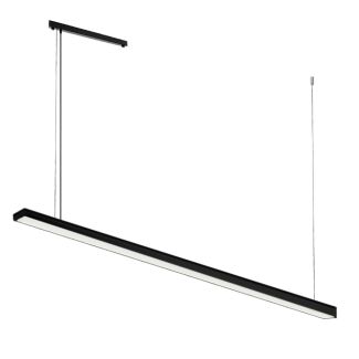 ANTIGO Lampa wisząca Hiate Line - Czarna (1800 mm) 3000K 1856