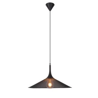 CANDELLUX 50101203 LAMPA WISZACA KIRUNA L 1 CZARNY 110x50x50