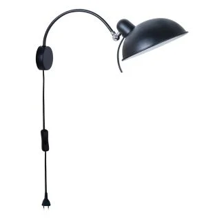 CANDELLUX 21-53602 NORA KINKIET 1X40W E14 CZARNY