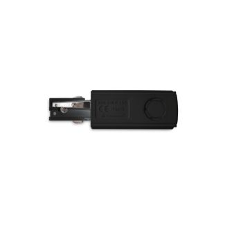 AZZARDO AZ4284 TRACK 3LINE END POWER LEFT BK TECHNICAL TRACK BLACK zasilanie 3-fazowy