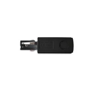 AZZARDO AZ4284 TRACK 3LINE END POWER LEFT BK TECHNICAL TRACK BLACK zasilanie 3-fazowy