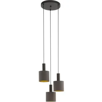 EGLO 97684 HL/3 BRAUN/CAPPUCCINO CONCESSA 1