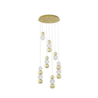 Luces Exclusivas PONCE LE42702 LAMPA WISZĄCA LED złoty