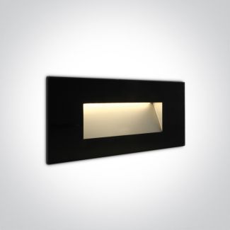 ONE LIGHT 68076A/B/W Levidi 2 szklany wpust ścienny LED 3000K 5W IP65 AC LED