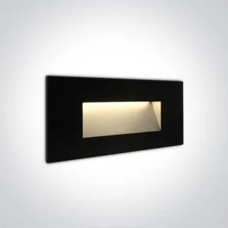 ONE LIGHT 68076A/B/W Levidi 2 szklany wpust ścienny LED 3000K 5W IP65 AC LED