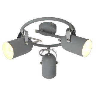 CANDELLUX 98-66497 GRAY SPIRALA 3X40W E14 SZARY