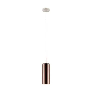 EGLO 98698 LAMPA SELVINO OPRAWA WISZĄCA HL/1 E27 NICKEL-M/KUPFER-TRANSP.SELVINO