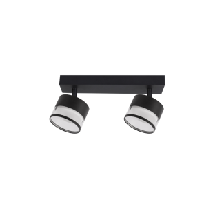LIGHT PRESTIGE LP-6331/2WS TR/BK Spot Kendal 2 transparetny / czarny GX53