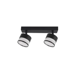 LIGHT PRESTIGE LP-6331/2WS TR/BK Spot Kendal 2 transparetny / czarny GX53