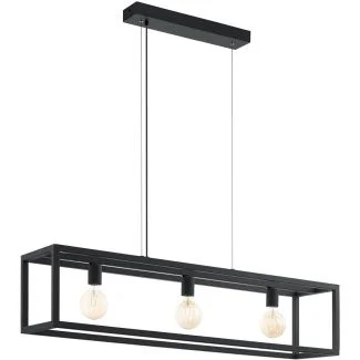 EGLO 49564 HL/3 E27 SCHWARZ ELSWICK