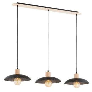 EMIBIG 1318/3 LAMPA WISZĄCA KOBE 3 BLACK
