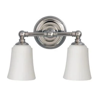 ELSTEAD HUGUENOT LAKE FE/HUGOLAKE2BATH 2Lt Above Mirror Light