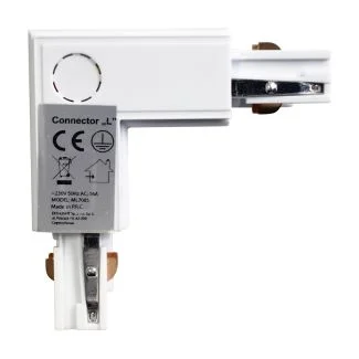 MILAGRO ML7085 Łącznik Lampy Track Light Biały 3-obwodowy Typ: LD