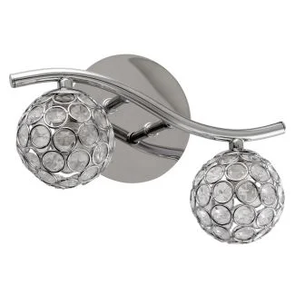 CANDELLUX 92-85798 STARLET KINKIET 2X40W G9 CHROM/TRANSPARENT
