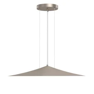 ANTIGO Lampa wisząca Brito 74 - Platyna mat (740 mm) 5068