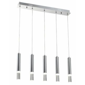 REALITY 330505-06 Gwen - lampa wisząca 5 płomienna LED chrom