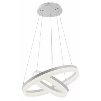 REALITY 330602-01 Cornelia - lampa wisząca 2 płomienna LED biała