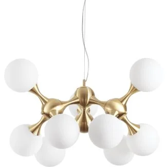 IDEAL LUX NODI SP9 SATIN BRASS - MOSIĄDZ SATYNOWY 241036