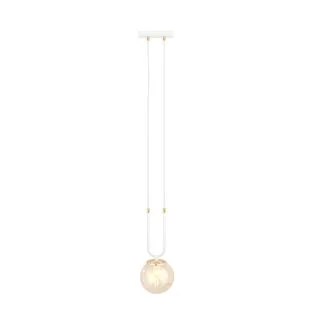 EMIBIG 1117/1 LAMPA WISZĄCA GLAM 1 WHITE/MIODOWY