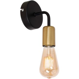 WYPRZEDAŻ LUMINEX 1059 kinkiet Brenda black/gold 1