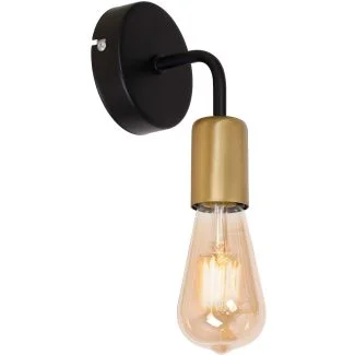WYPRZEDAŻ LUMINEX 1059 kinkiet Brenda black/gold 1
