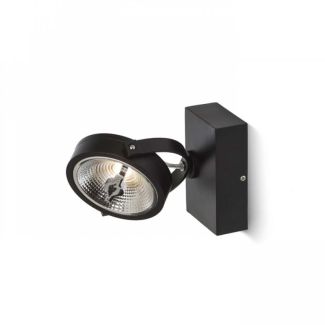RENDL R13105 KELLY LED I DIMM ścienna czarna 230V LED 12W 24° 3000K