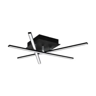 EGLO 99315 LAMPA LASANA 3 OPRAWA ŚCIENNA / SUFITOWA LED-DL/3 SCHWARZ LASANA 3
