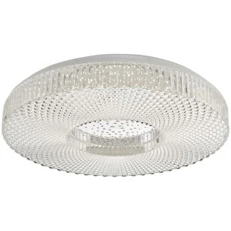 DAR CIM4808 CIMONA FLUSH LRG ACRYLIC LED