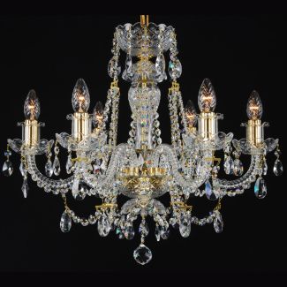 ECRYSTAL ZYR-06 Crystal-AG (gold tubes)