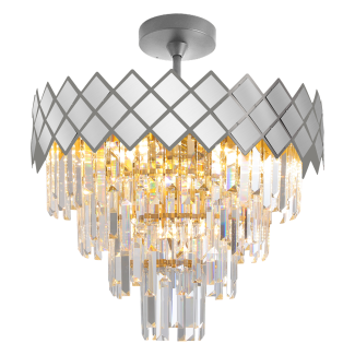 MILAGRO ML8888 Lampa sufitowa CARISMA CHROME 9xE14