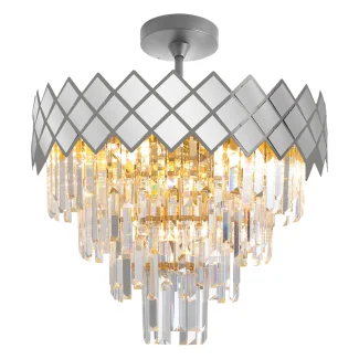 MILAGRO ML8888 Lampa sufitowa CARISMA CHROME 9xE14