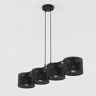 EMIBIG 1670/4 LUX 4 BLACK LAMPA WISZĄCA