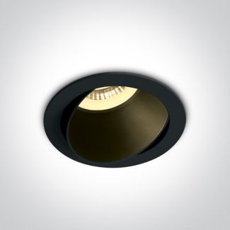 ONE LIGHT 11105M/B/B Vitali czarny wpust z oprawką GU10 MR16