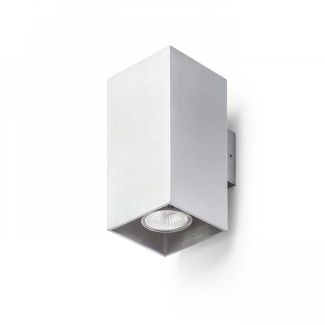 RENDL R12678 AGATE II ścienna aluminium szczotkowane 230V GU10 2x35W