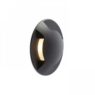 RENDL R12621 KICK III wpuszczana czarna 230V LED 1W IP54 3000K