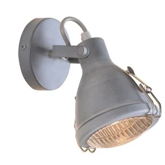 CANDELLUX 91-71101 CRODO LAMPA KINKIET 1X40W E14 SZARY