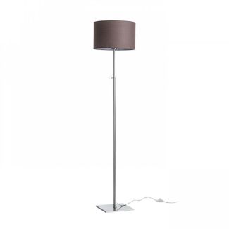 RENDL R12666 EDIKA podłogowa brązowa nikiel mat 230V E27 42W