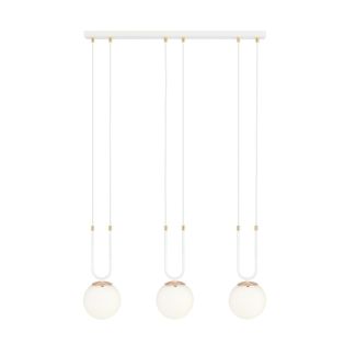 EMIBIG 1115/3 LAMPA WISZĄCA GLAM 3 WHITE/OPAL